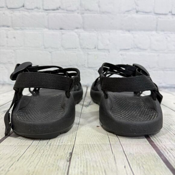 Chaco Sandals Women Size 8 Black Ecothread Waterproof Hiking Outdoor Beach Shoes - Picture 5 of 11